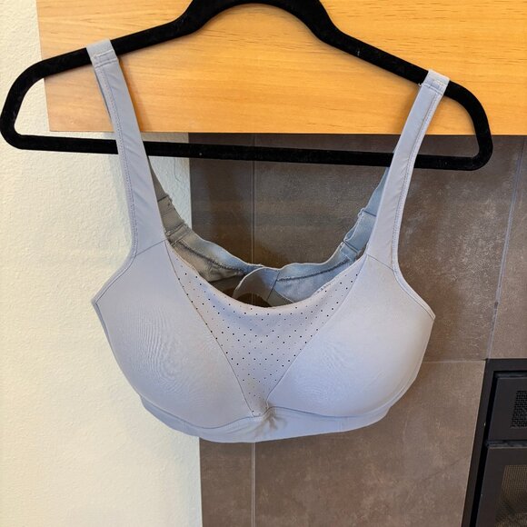 LULULEMON RUN TIMES BRA Women's Size 38D GREY Running High Intensity Great Bra - Picture 1 of 10